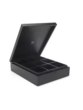 BREDEMEIJER | Caja para bolsitas de té 9 compartimentos Bambú Negro | 